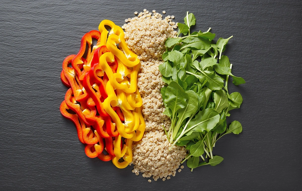 Frische gesunde Zutaten